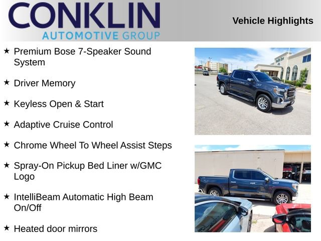 Used 2021 GMC Sierra 1500 SLT w/ SLT Premium Plus Package AWD/4WD image 2