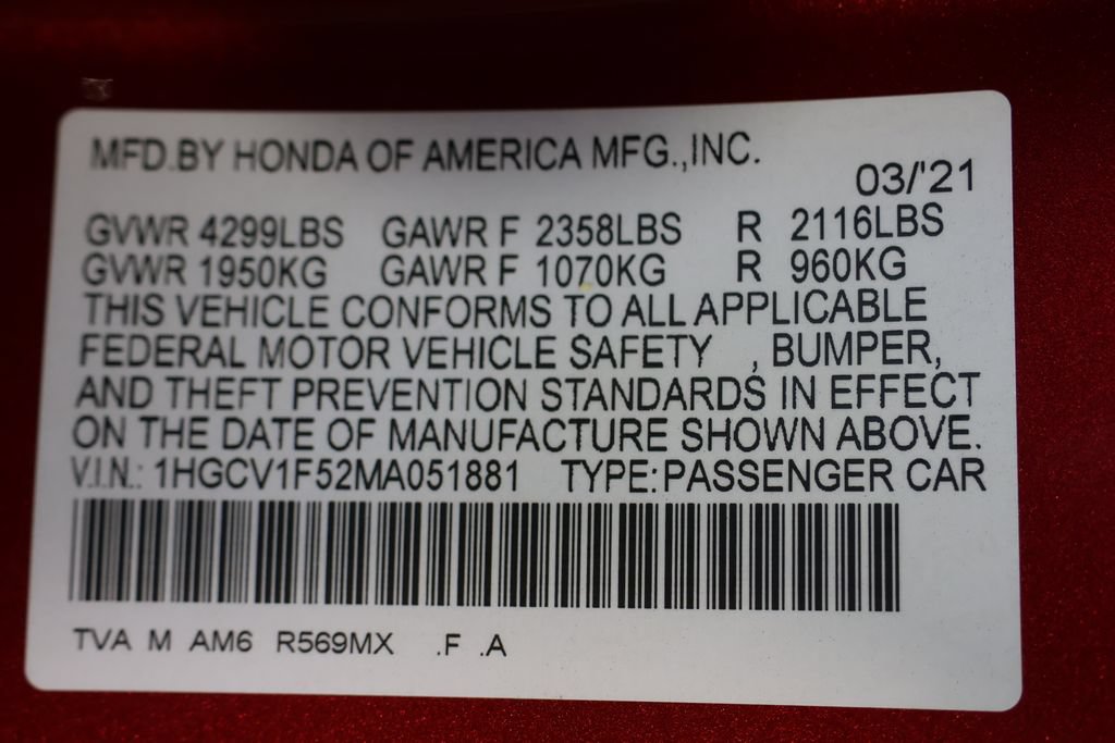 Used 2021 Honda Accord EX-L image 29
