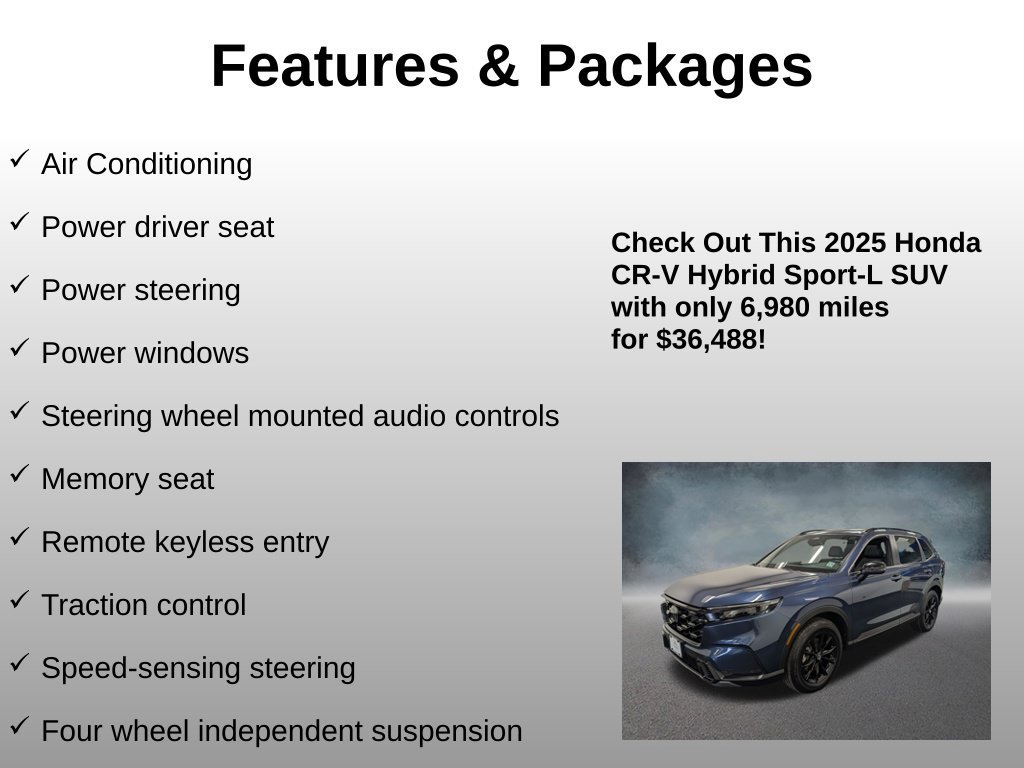 Certified 2025 Honda CR-V Sport-L image 8