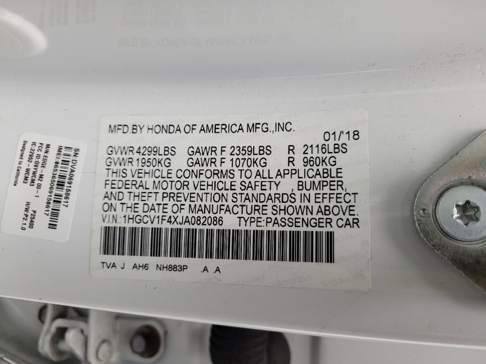 Used 2018 Honda Accord EX image 33