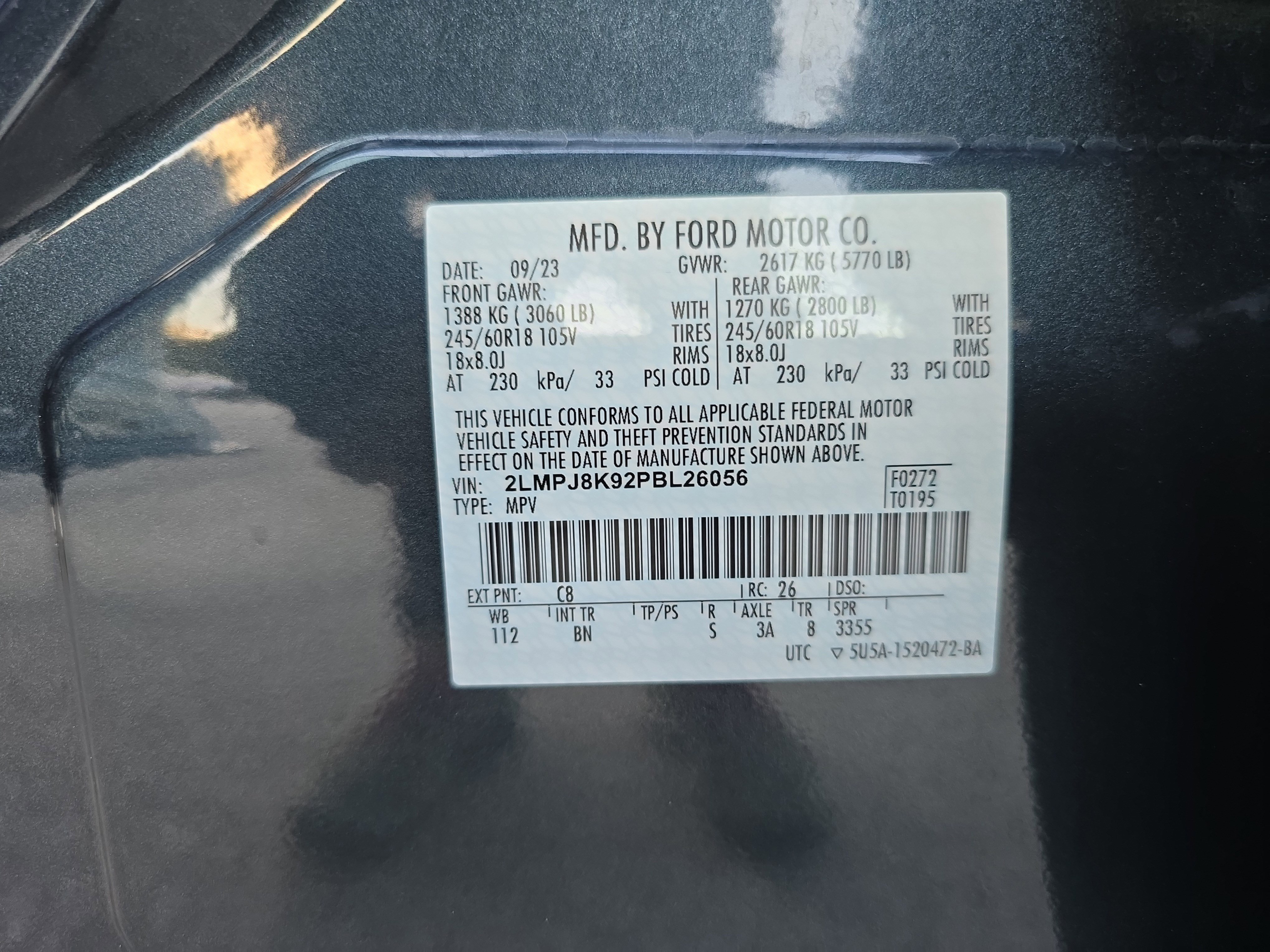 Used 2023 Lincoln Nautilus Reserve w/ Cargo Utility Package image 35