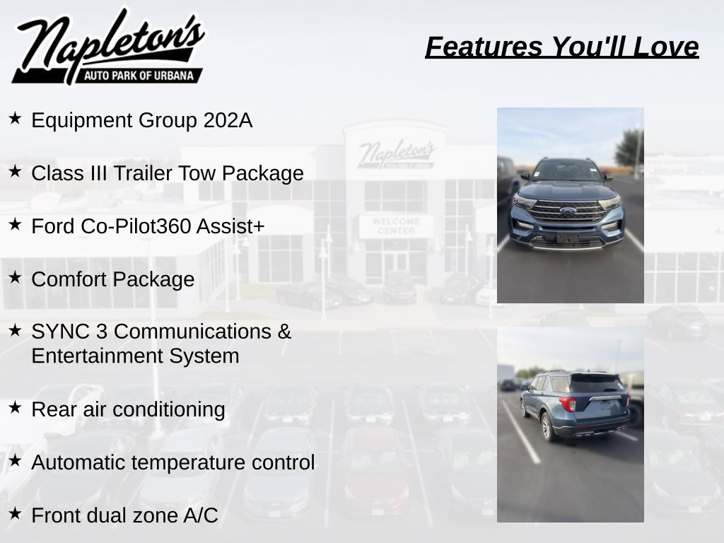 Used 2020 Ford Explorer XLT w/ Equipment Group 202A AWD/4WD image 6