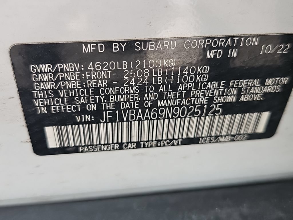 Used 2022 Subaru WRX AWD/4WD image 19
