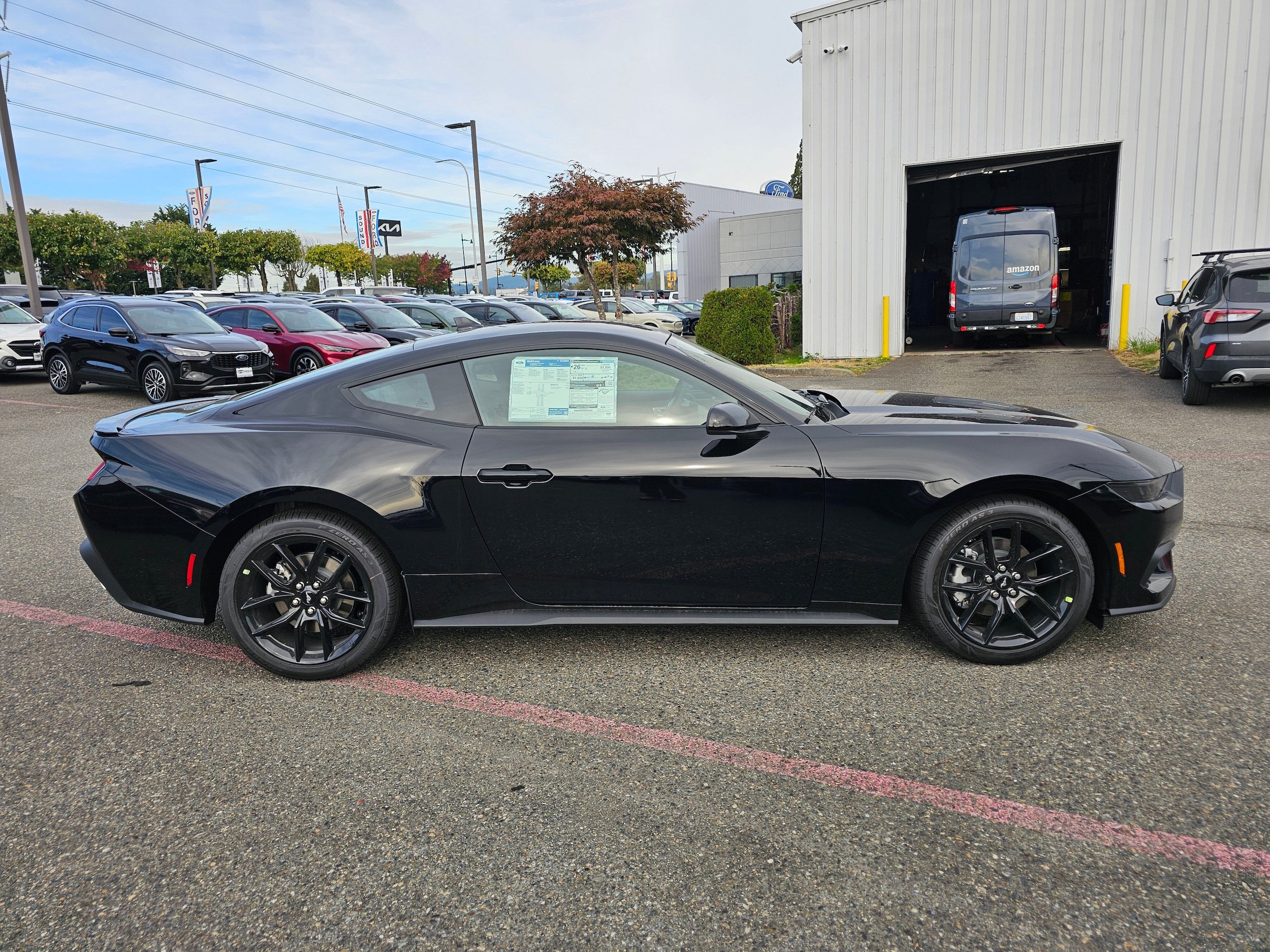 New 2026 Ford Mustang Premium w/ Mustang Nite Pony Package RWD image 4