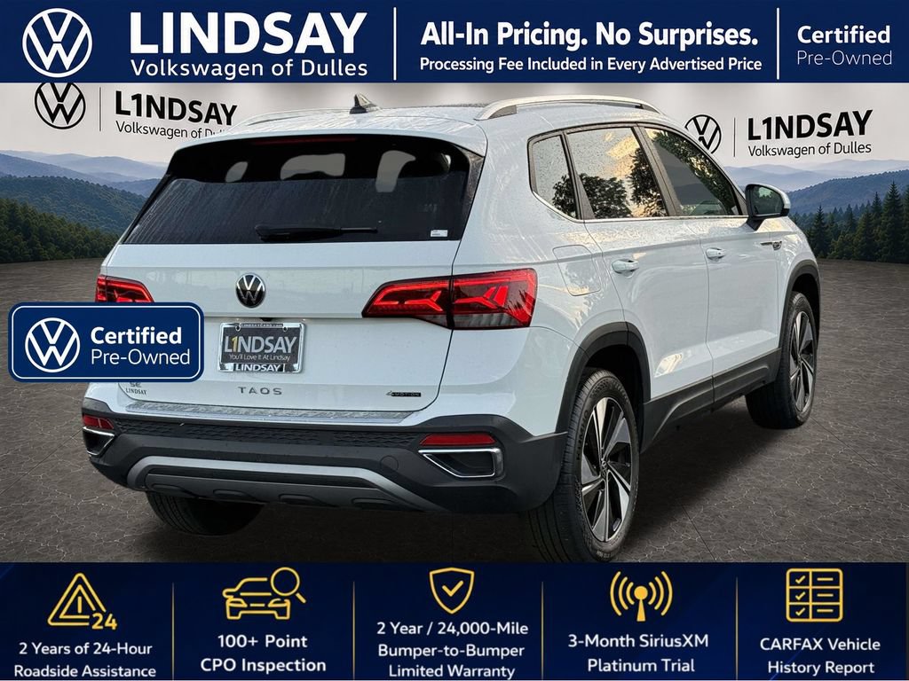 Used 2023 Volkswagen Taos SE w/ Panoramic Sunroof Package AWD/4WD image 8