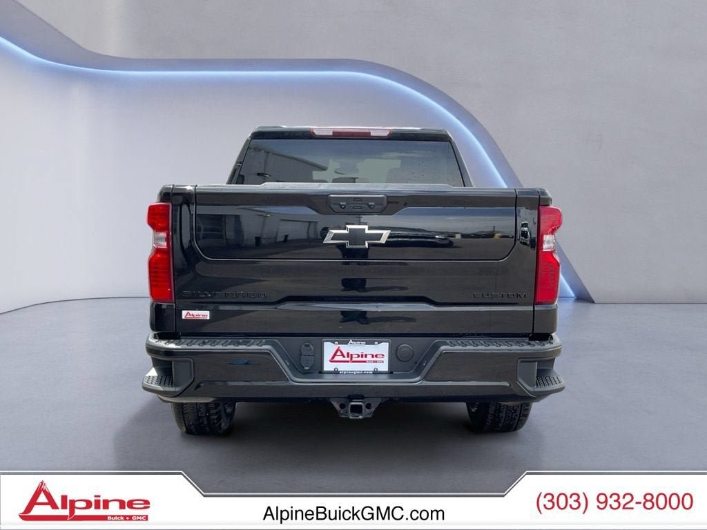 Certified 2024 Chevrolet Silverado 1500 Custom w/ LPO, Dark Essentials Package AWD/4WD image 4