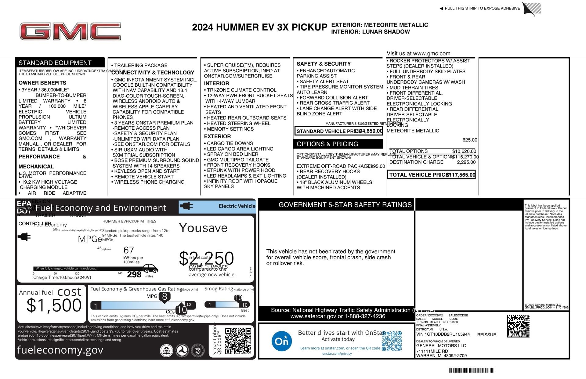 Used 2024 GMC Hummer EV 3X w/ Extreme Off-Road Package image 81