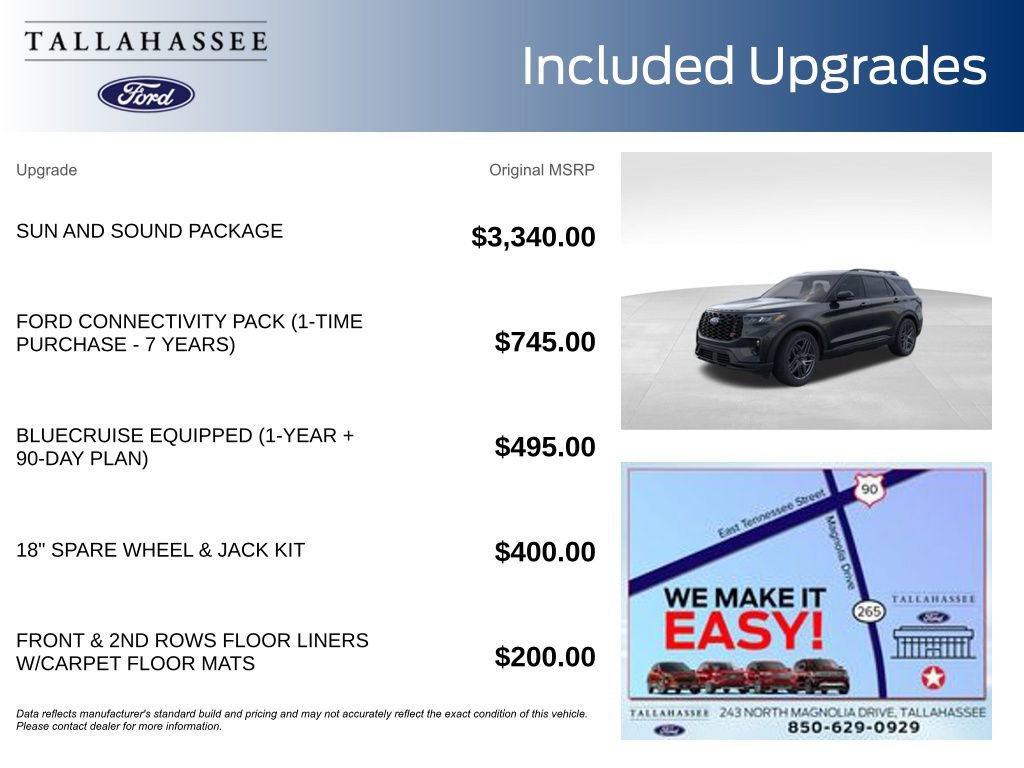 New 2026 Ford Explorer ST w/ Sun And Sound Package image 3
