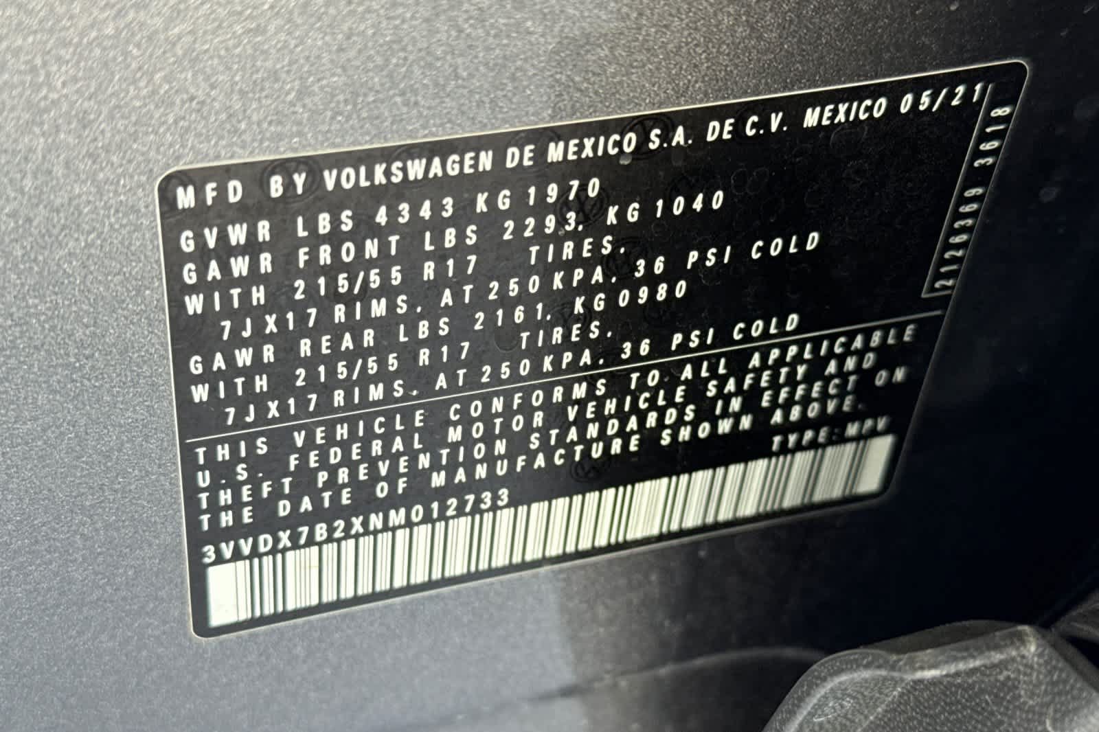 Used 2022 Volkswagen Taos S w/ IQ Drive S Package FWD image 32
