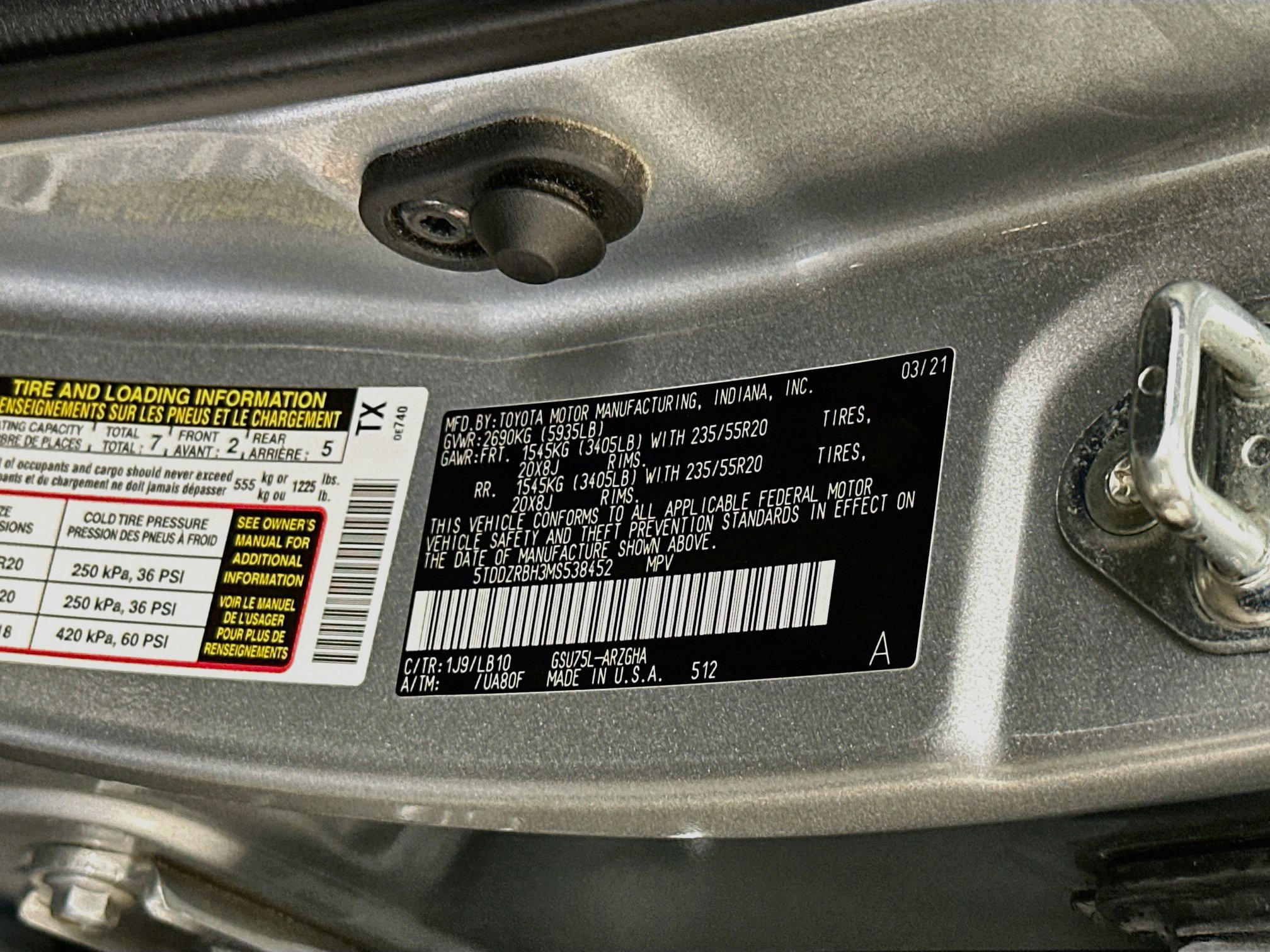 Used 2021 Toyota Highlander Limited AWD/4WD image 12
