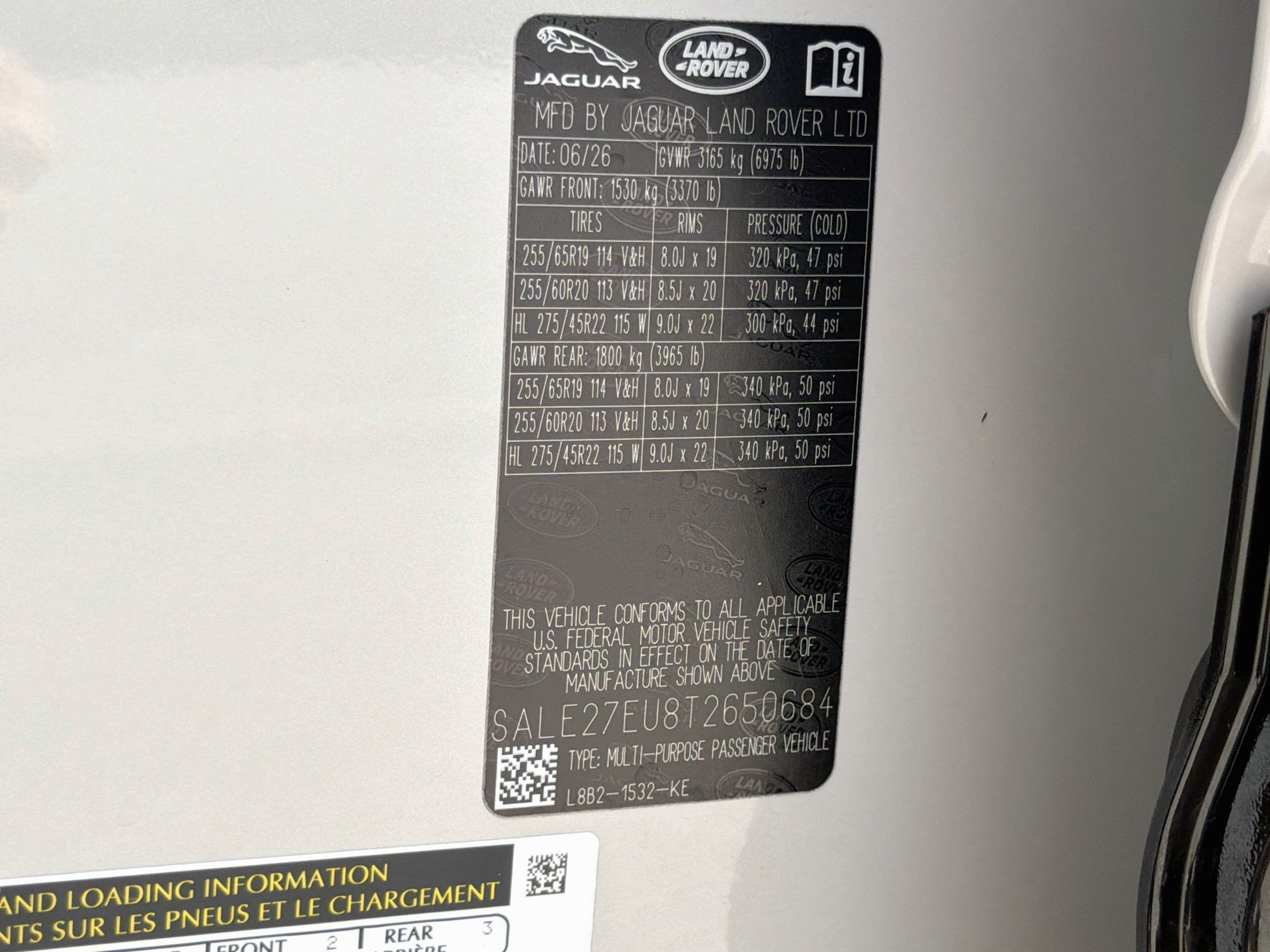 New 2026 Land Rover Defender 110 X-Dynamic SE AWD/4WD image 43