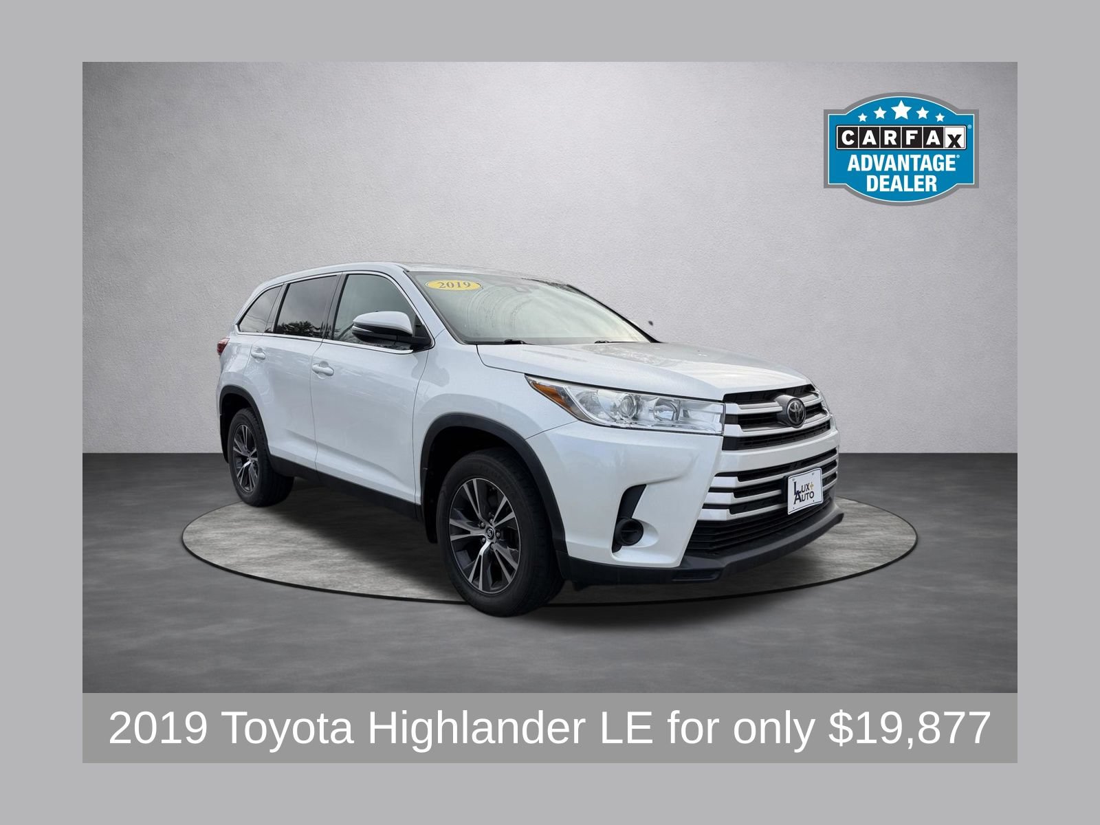 Used 2019 Toyota Highlander LE
