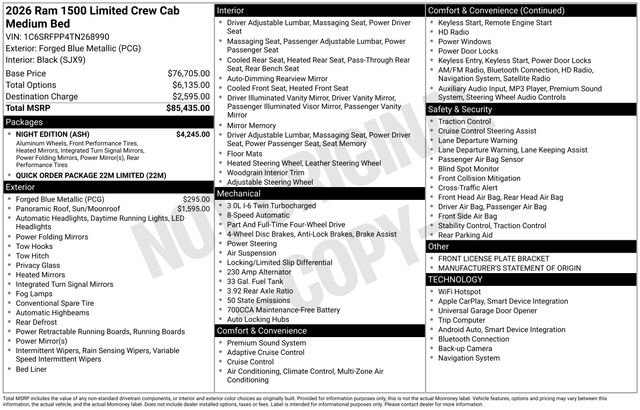 New 2026 RAM 1500 Limited w/ Night Edition image 17