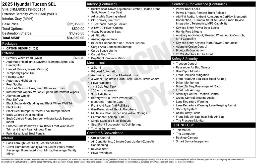 Used 2025 Hyundai Tucson SEL image 19