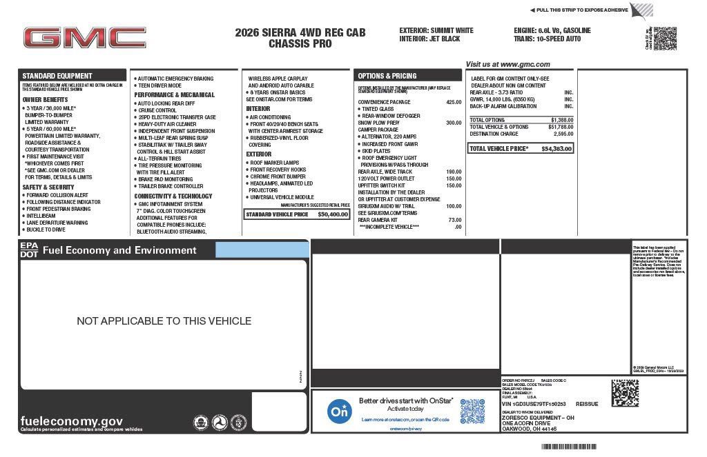 New 2026 GMC Sierra 3500 Pro w/ Convenience Package image 4
