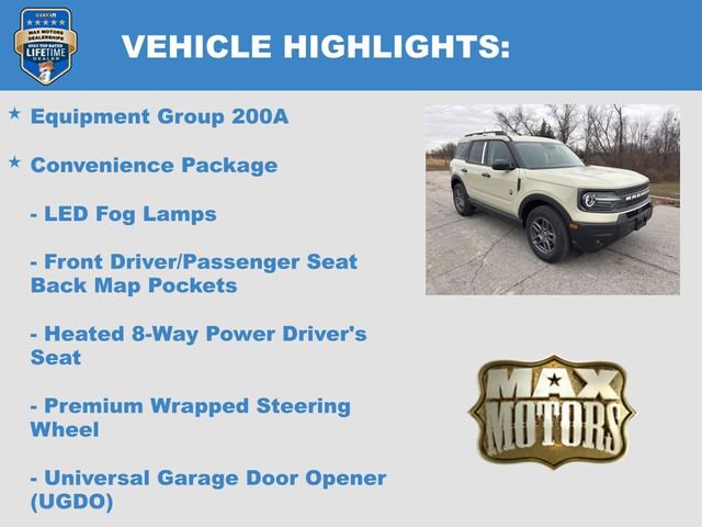 New 2025 Ford Bronco Sport Big Bend w/ Convenience Package image 5