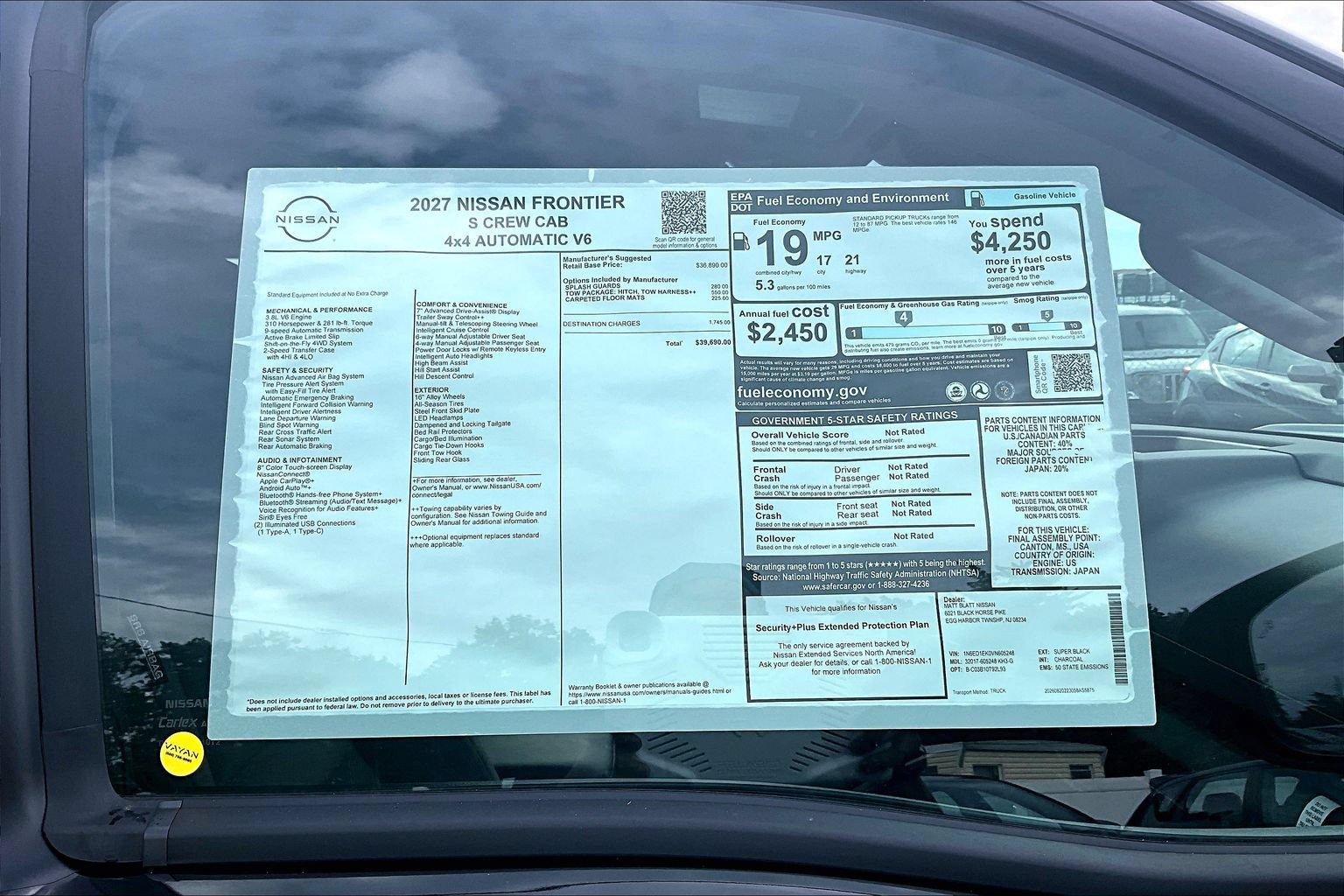 New 2027 Nissan Frontier S w/ Tow Package AWD/4WD image 12