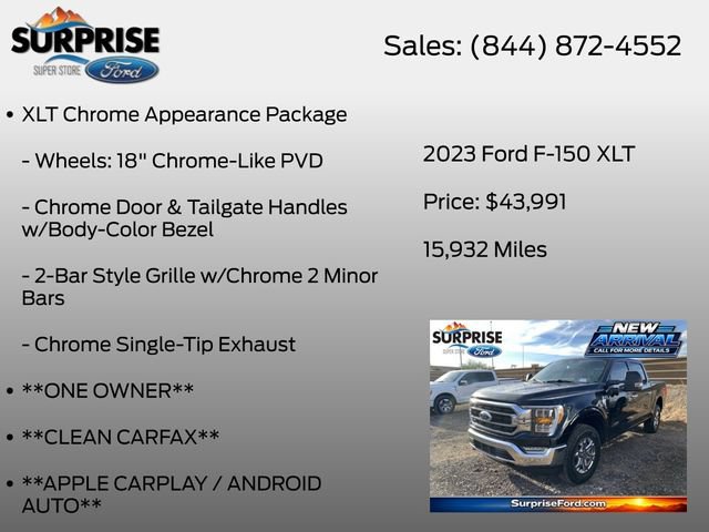 Certified 2023 Ford F150 XLT w/ Equipment Group 302A High AWD/4WD image 18