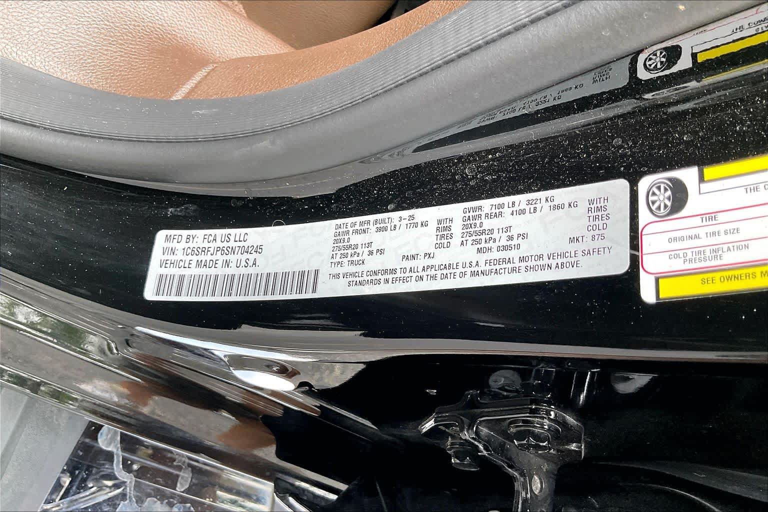 Used 2025 RAM 1500 Laramie AWD/4WD image 58