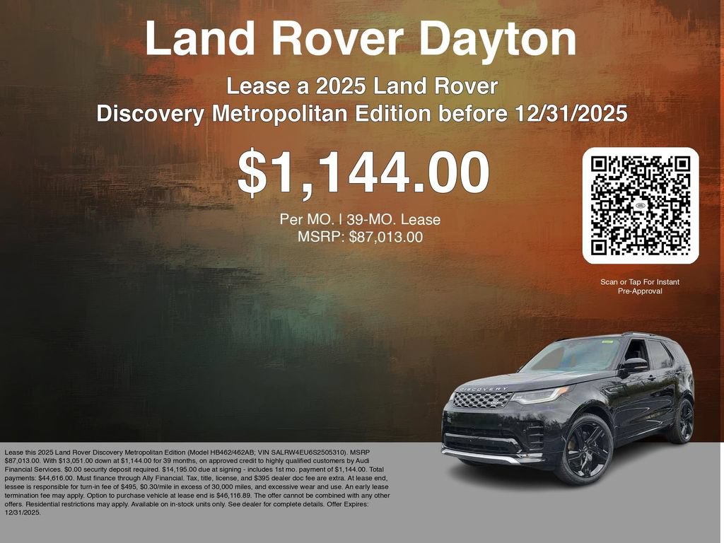 New 2025 Land Rover Discovery Metropolitan Edition AWD/4WD image 3