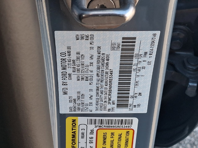 Certified 2025 Ford Bronco Sport Big Bend w/ Convenience Package AWD/4WD image 28