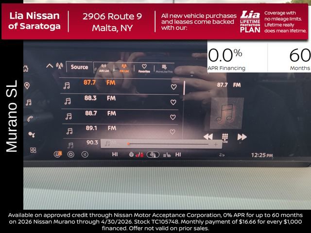 New 2026 Nissan Murano SL image 21