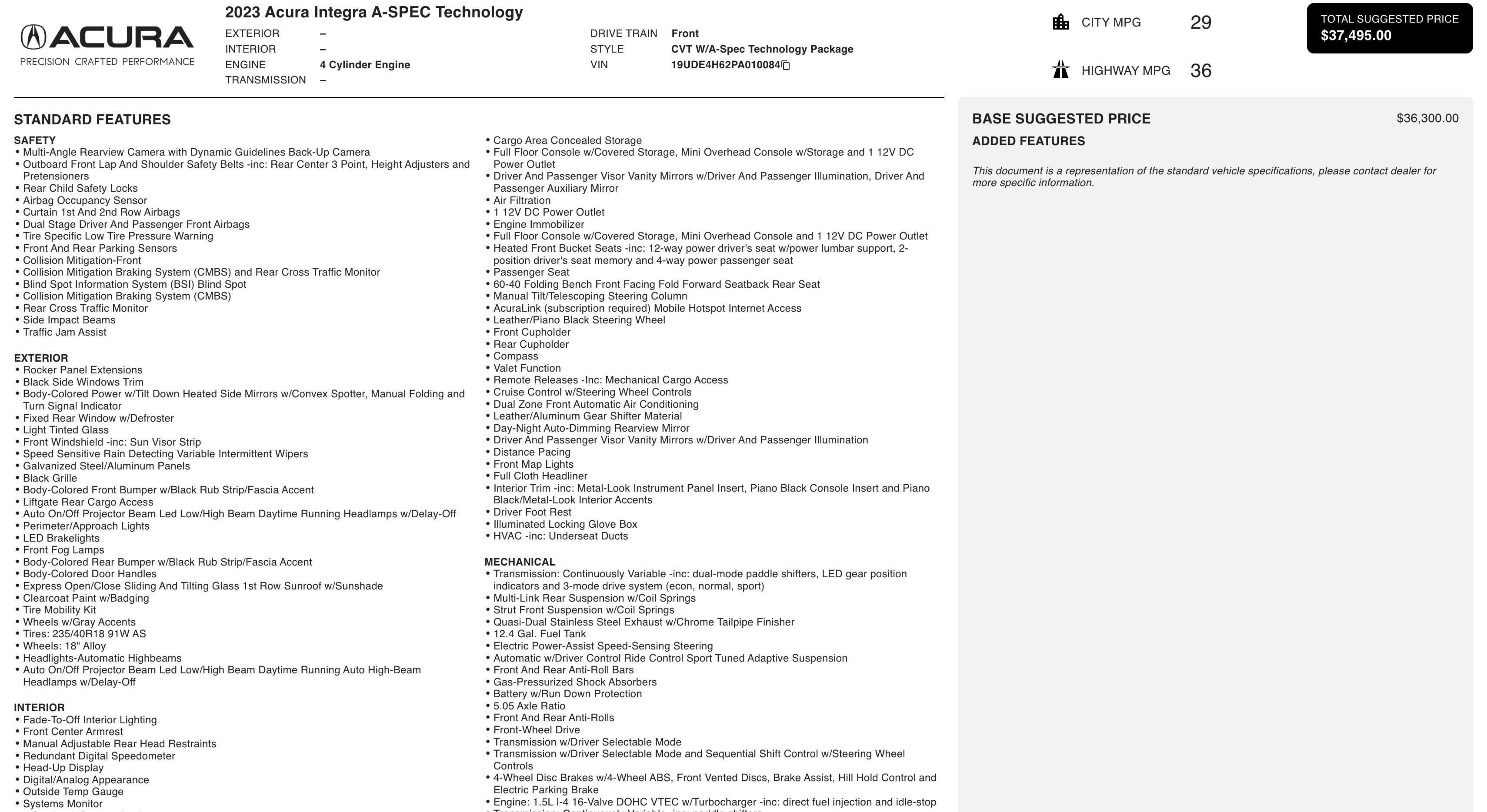 Used 2023 Acura Integra A-Spec image 3