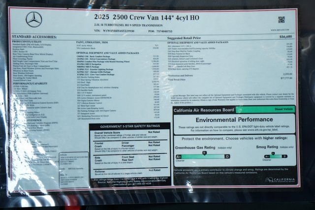 New 2025 Mercedes-Benz Sprinter 2500 image 31