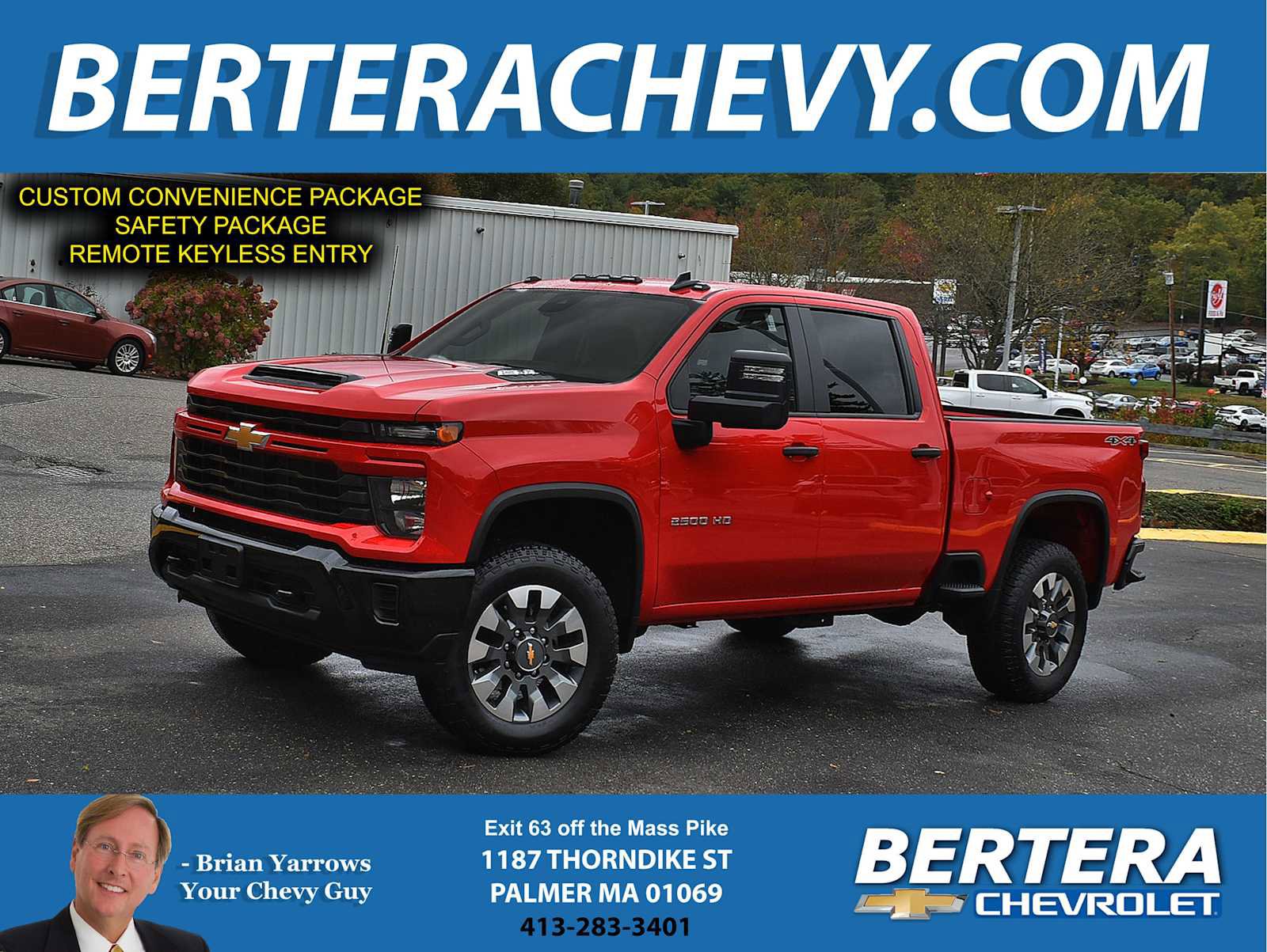 Used 2024 Chevrolet Silverado 2500 Custom w/ Custom Value Package