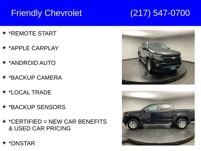 Certified 2022 Chevrolet Colorado LT w/ Safety Package AWD/4WD image 6