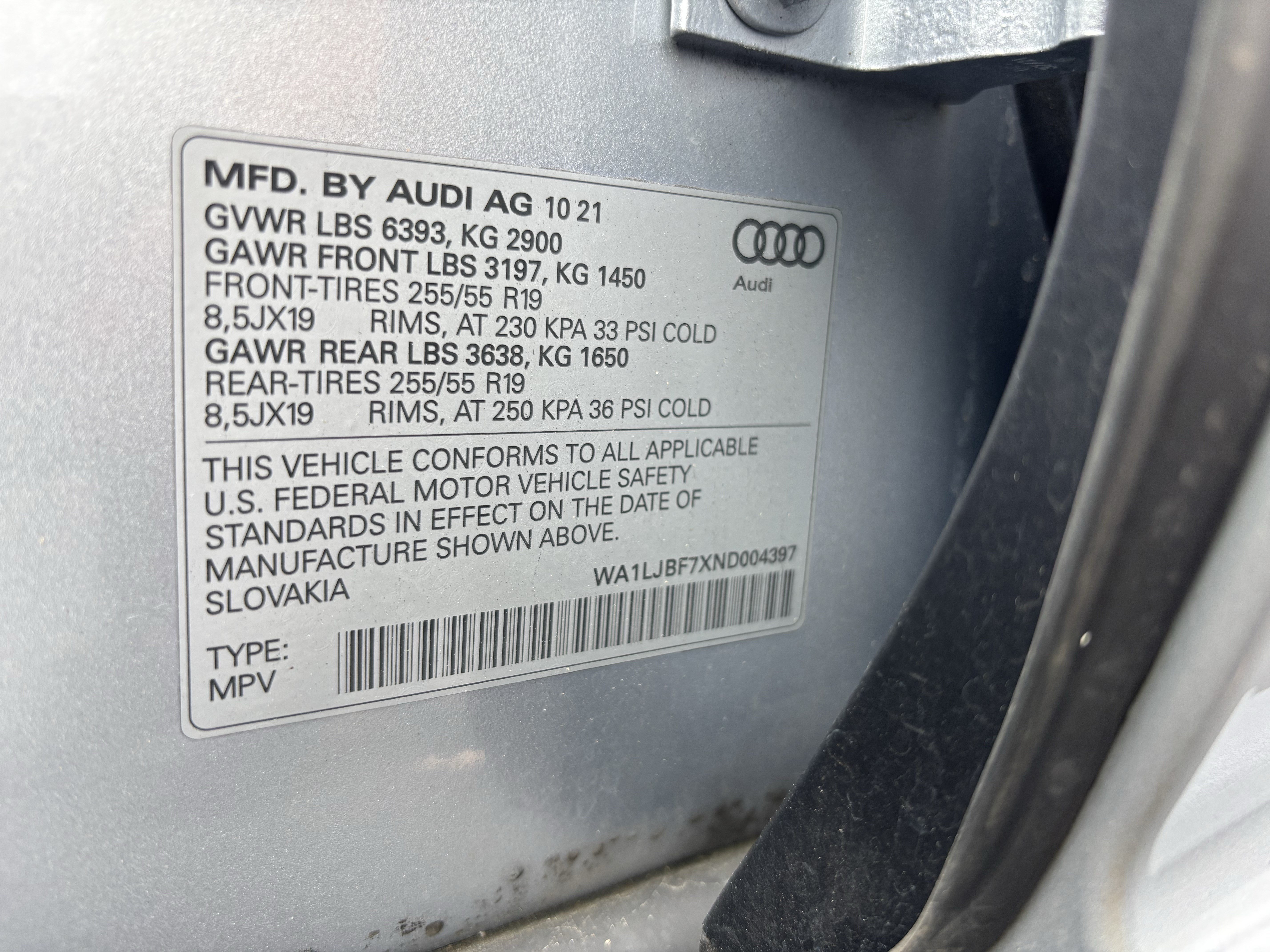 Used 2022 Audi Q7 2.0T Premium Plus w/ Premium Plus Package AWD/4WD image 37