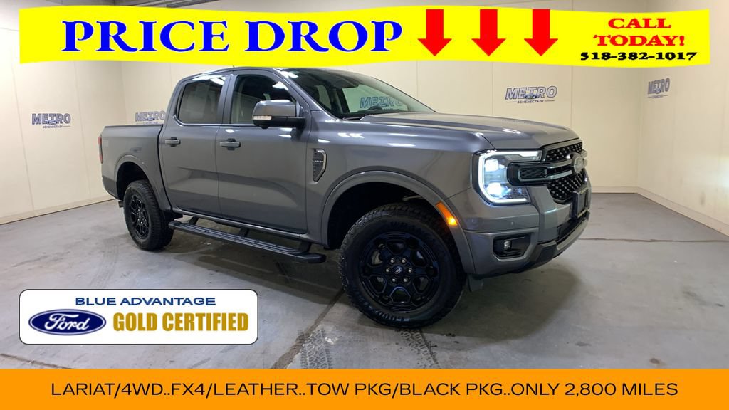 Certified 2025 Ford Ranger Lariat w/ FX4 Off-Road Package