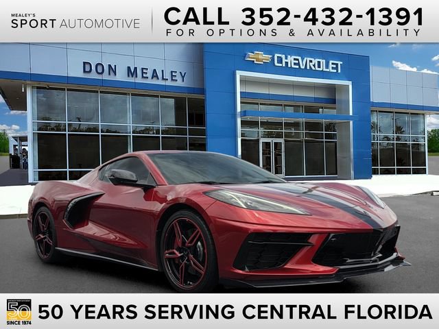 Certified 2022 Chevrolet Corvette Stingray Premium Cpe w/ Z51 Performance Package RWD image 1