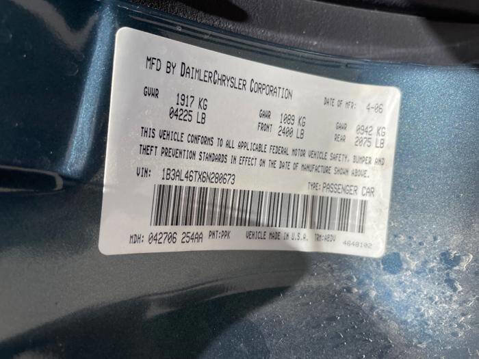 Used 2006 Dodge Stratus SXT w/ Protection Value Pkg FWD image 40