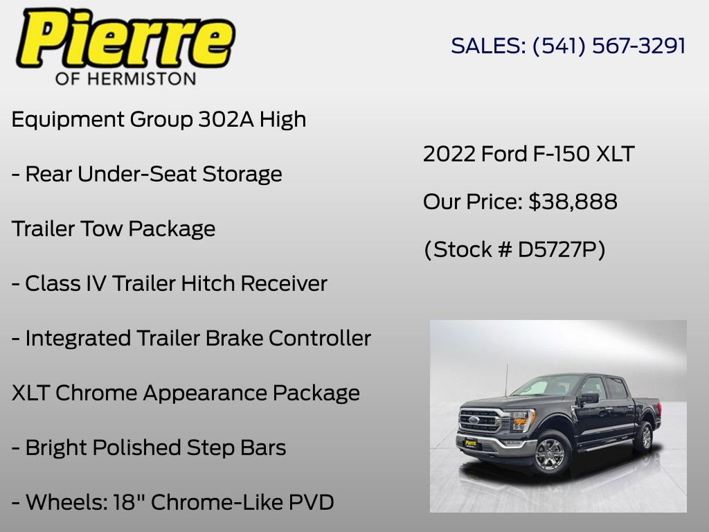 Used 2022 Ford F150 XLT w/ Equipment Group 302A High image 10