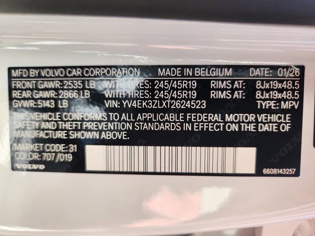 New 2026 Volvo EX30 Ultra w/ Protection Package Premier AWD/4WD image 22