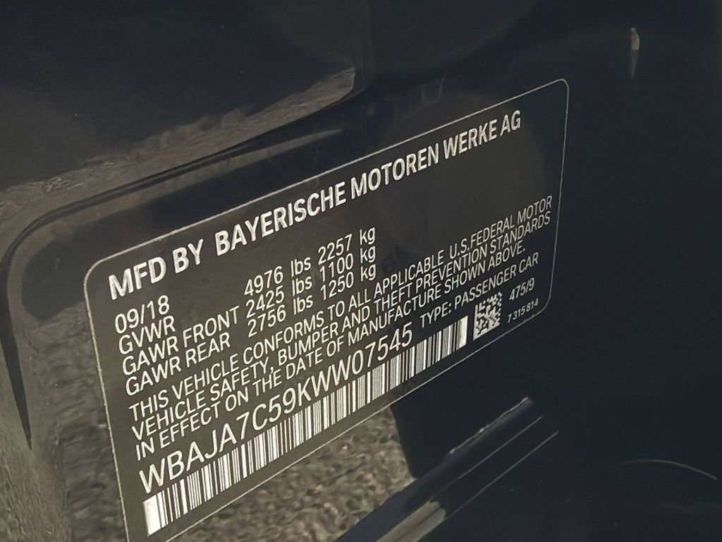 Used 2019 BMW 530i xDrive image 35