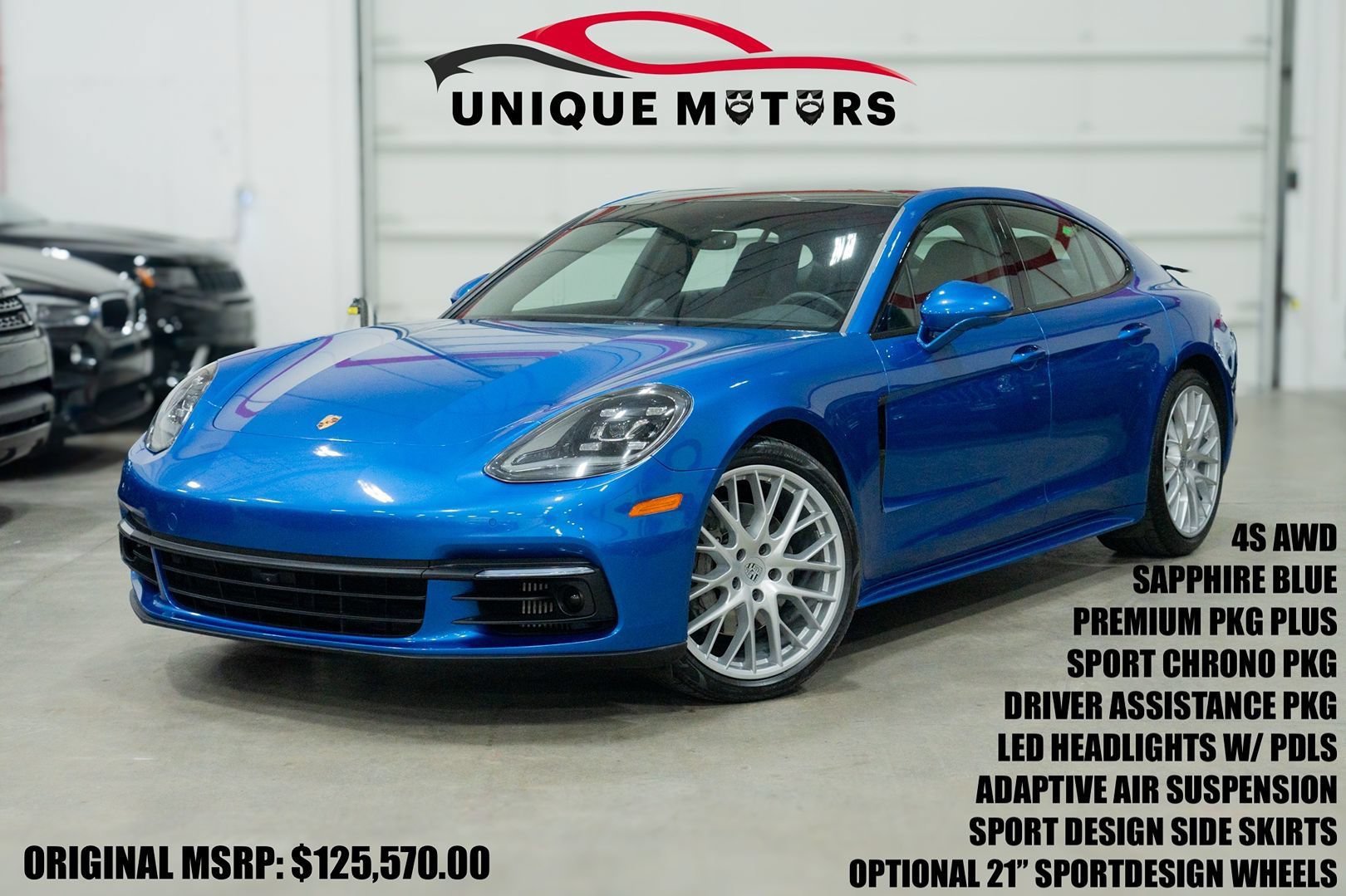 Used 2017 Porsche Panamera 4S AWD/4WD image 1