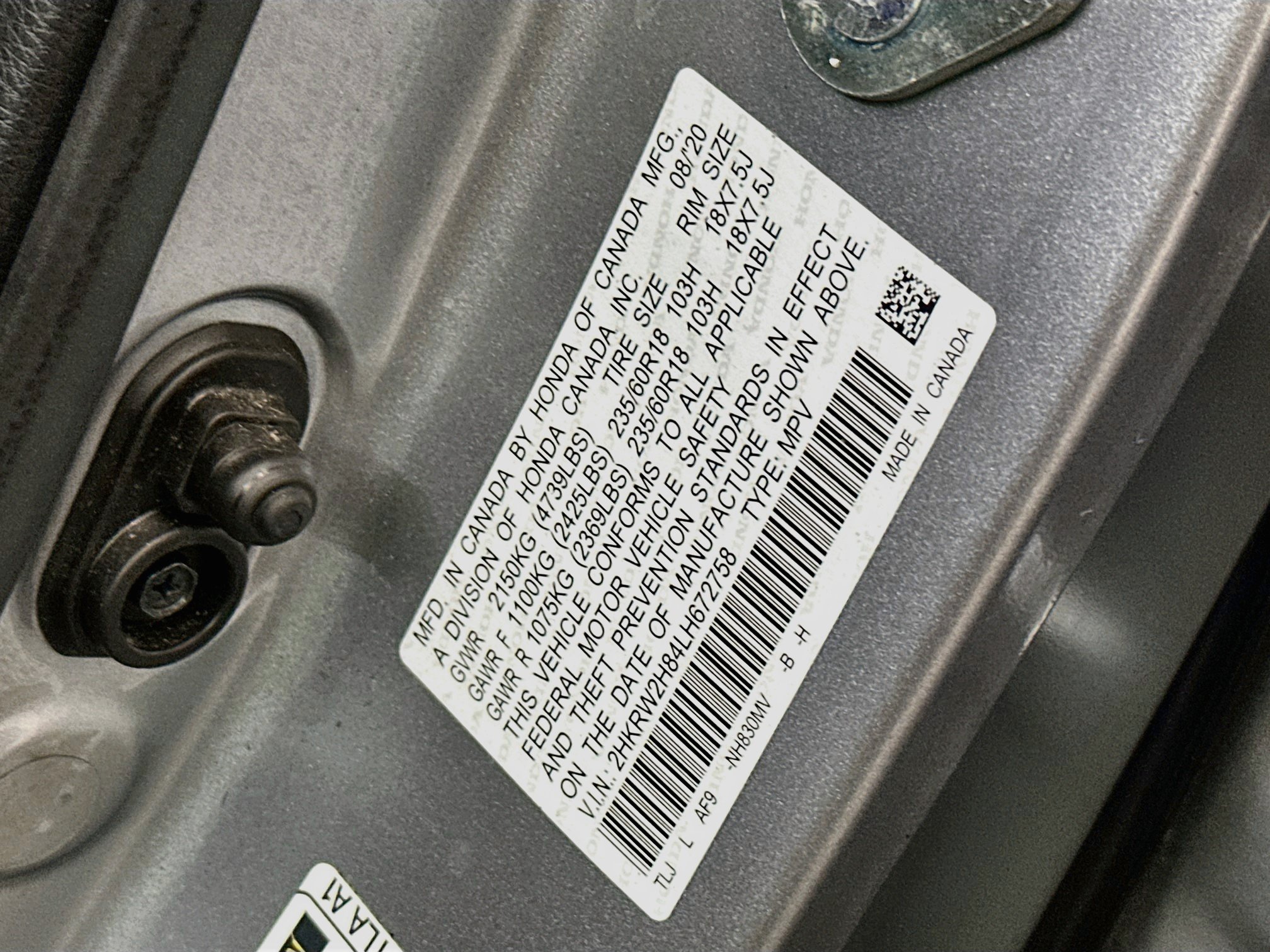 Used 2020 Honda CR-V EX-L image 12