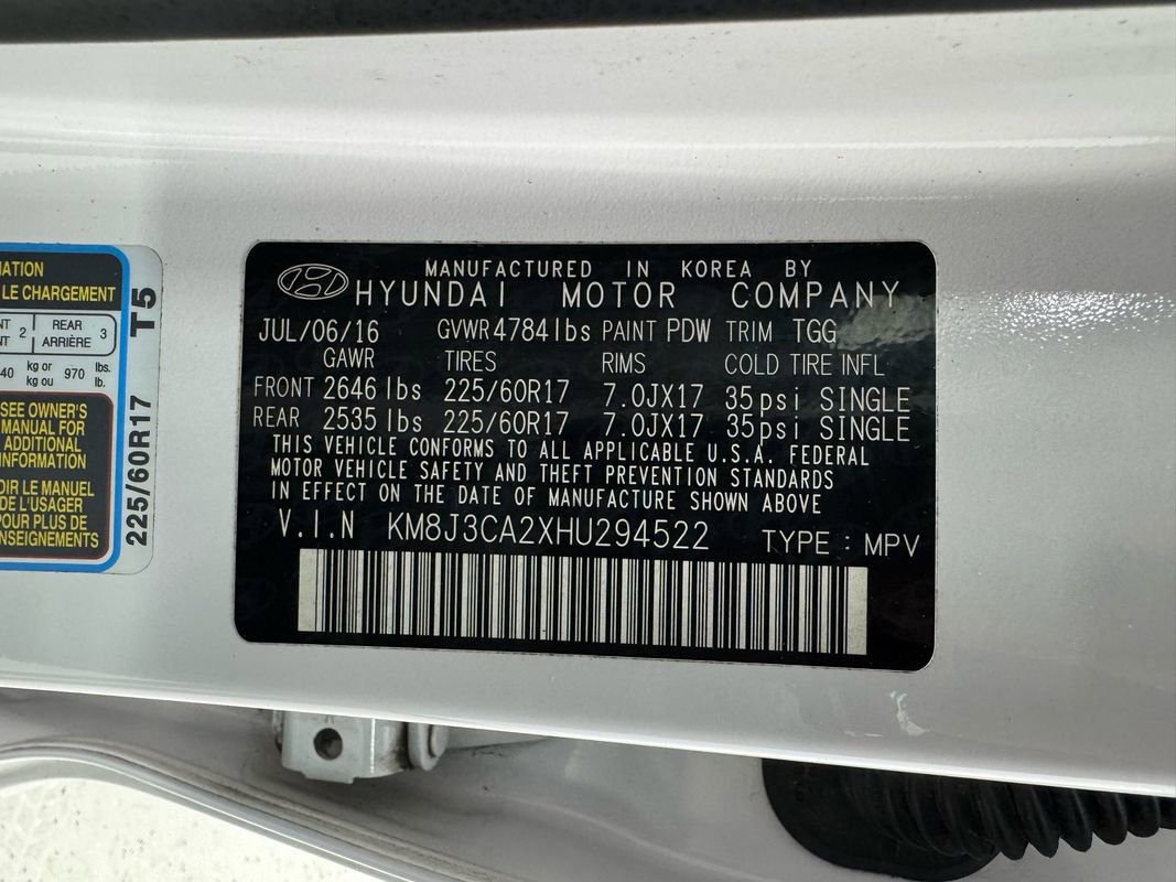 Used 2017 Hyundai Tucson Eco w/ Cargo Package AWD/4WD image 12