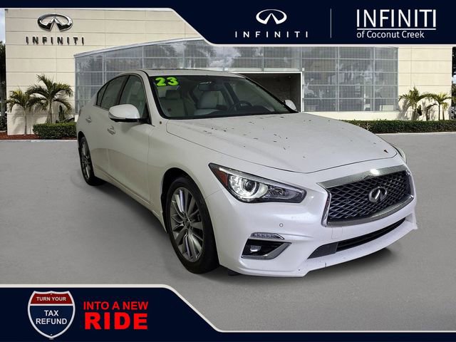 Used 2023 INFINITI Q50 Luxe w/ Cargo Package