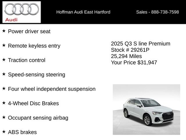 Used 2025 Audi Q3 2.0T Premium image 4