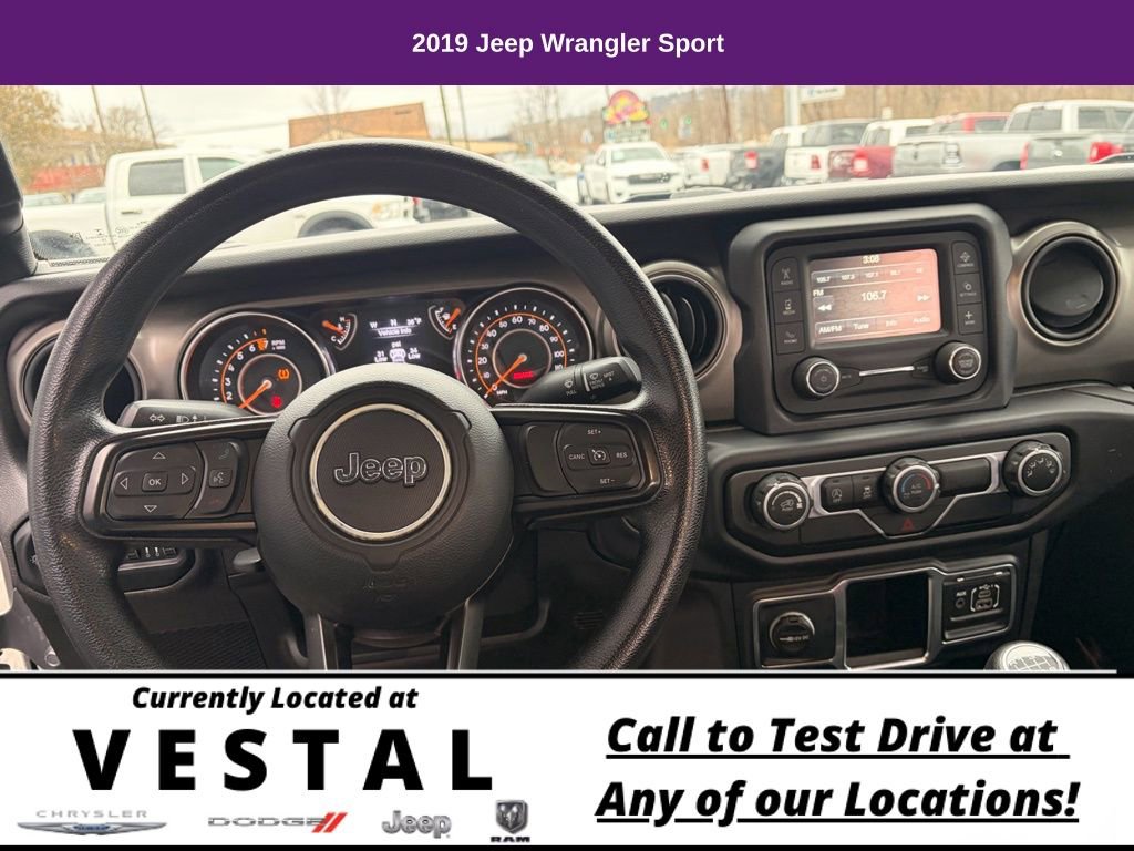 Used 2019 Jeep Wrangler Sport AWD/4WD image 14
