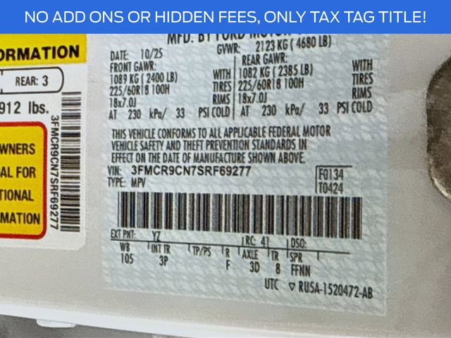 New 2025 Ford Bronco Sport Outer Banks w/ Outer Banks Tech Package+ image 32