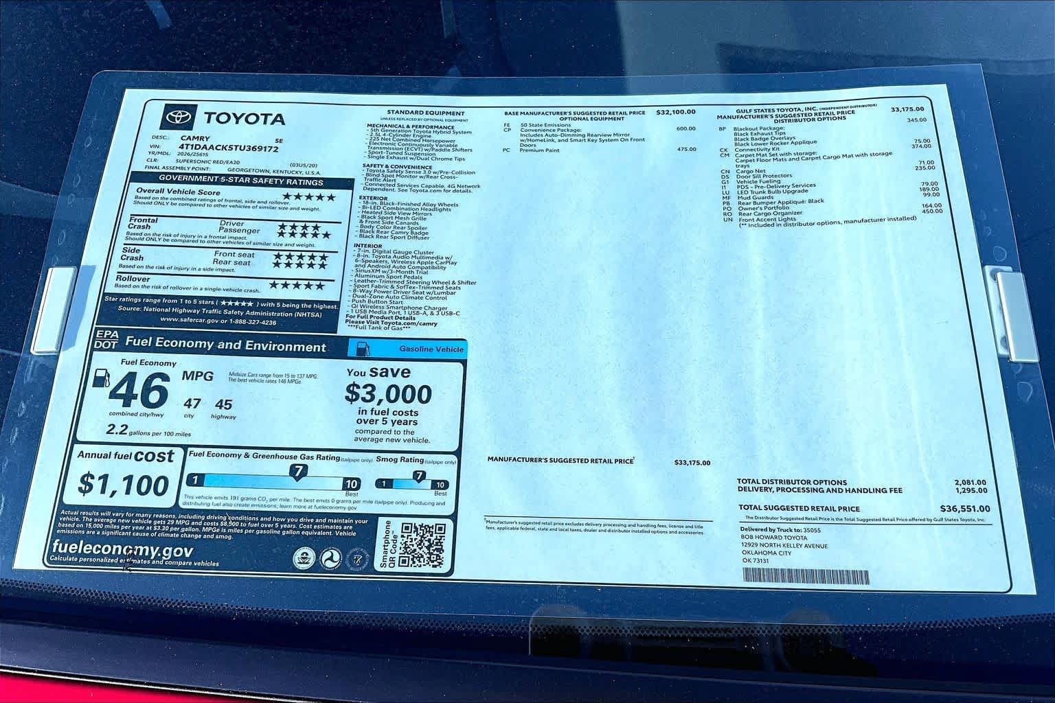 New 2026 Toyota Camry SE w/ Convenience Package FWD image 21