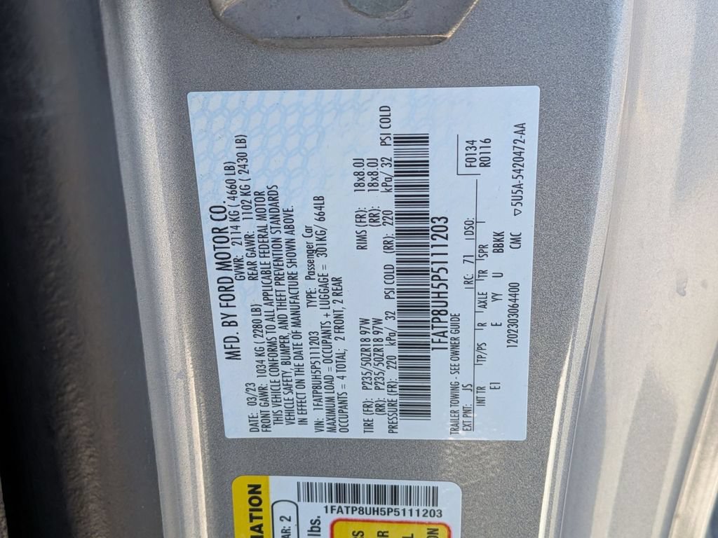 Used 2023 Ford Mustang Convertible RWD image 37