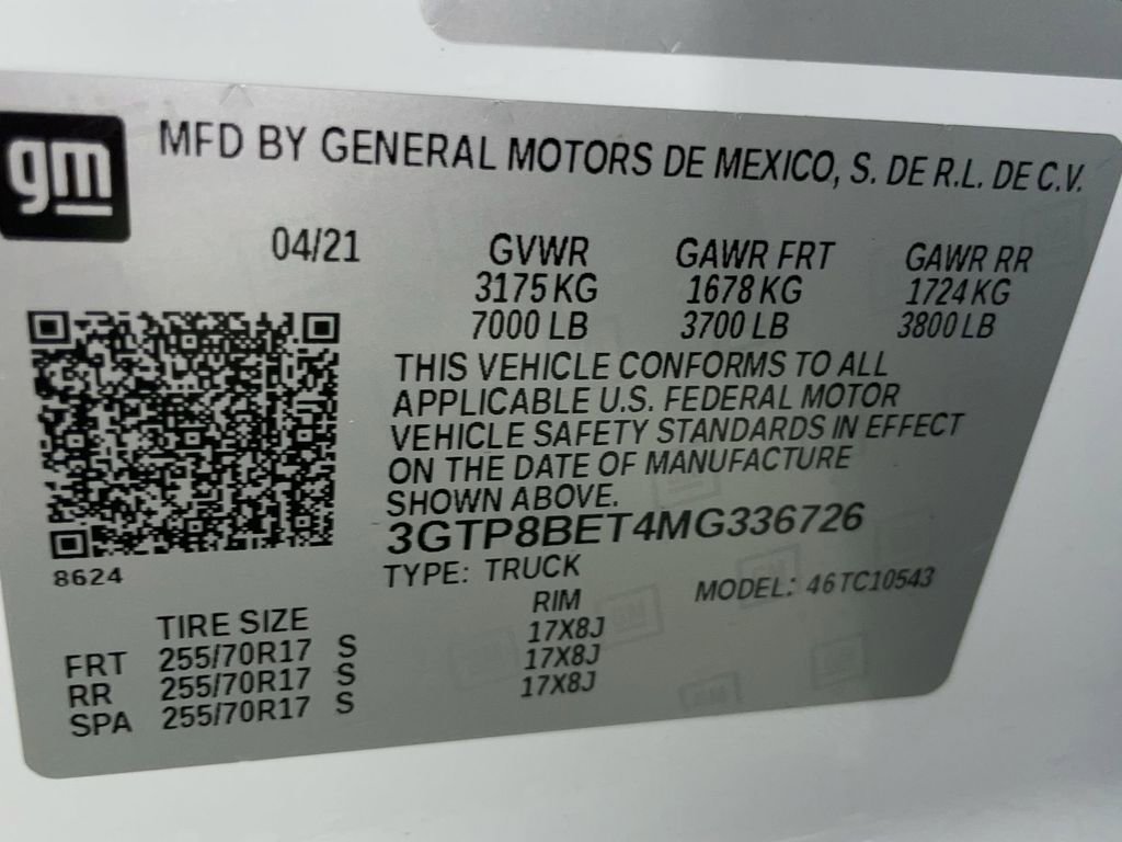 Used 2021 GMC Sierra 1500 SLE RWD image 33