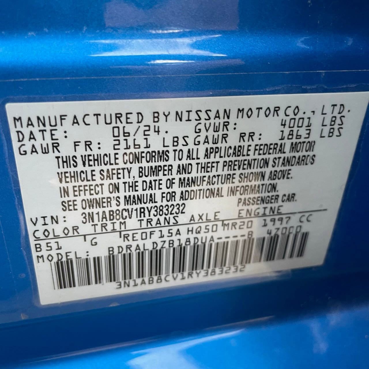Used 2024 Nissan Sentra SV FWD image 28