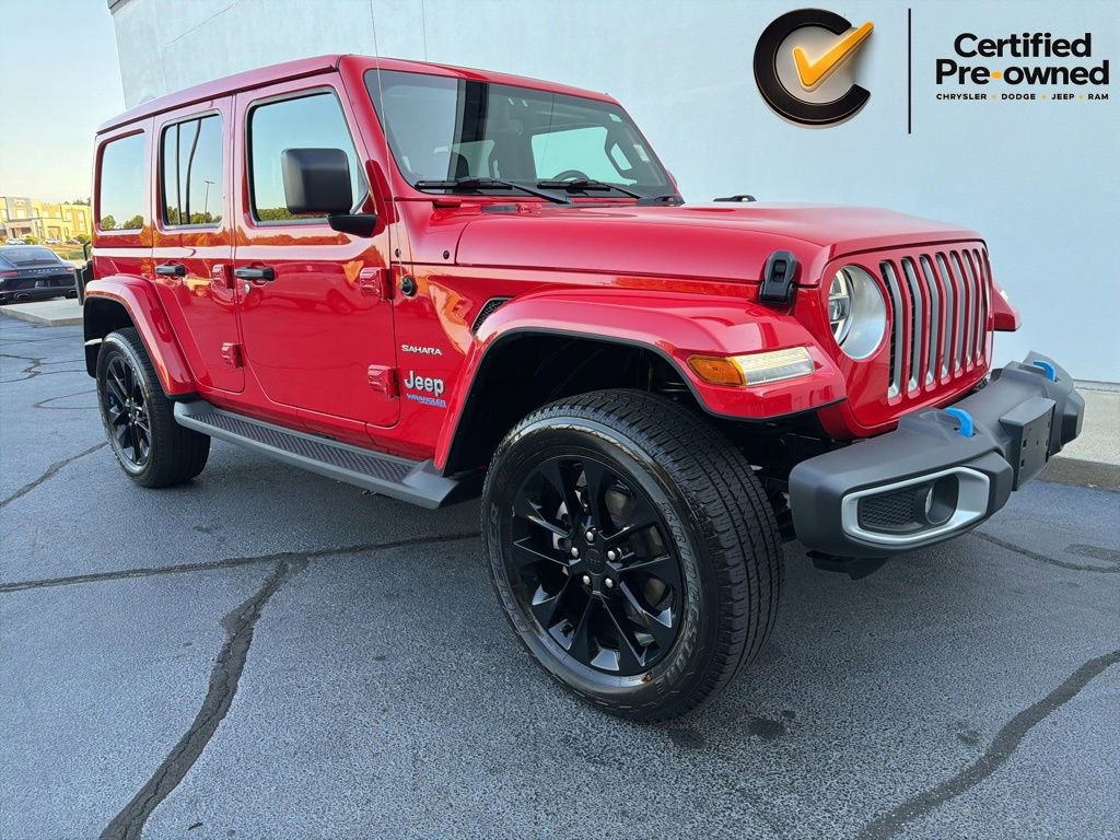 Certified 2022 Jeep Wrangler Unlimited Sahara w/ Cold Weather Group AWD/4WD image 2