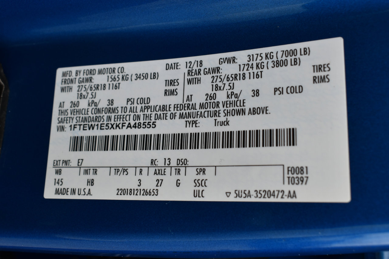 Used 2019 Ford F150 Lariat w/ Equipment Group 502A Luxury image 46